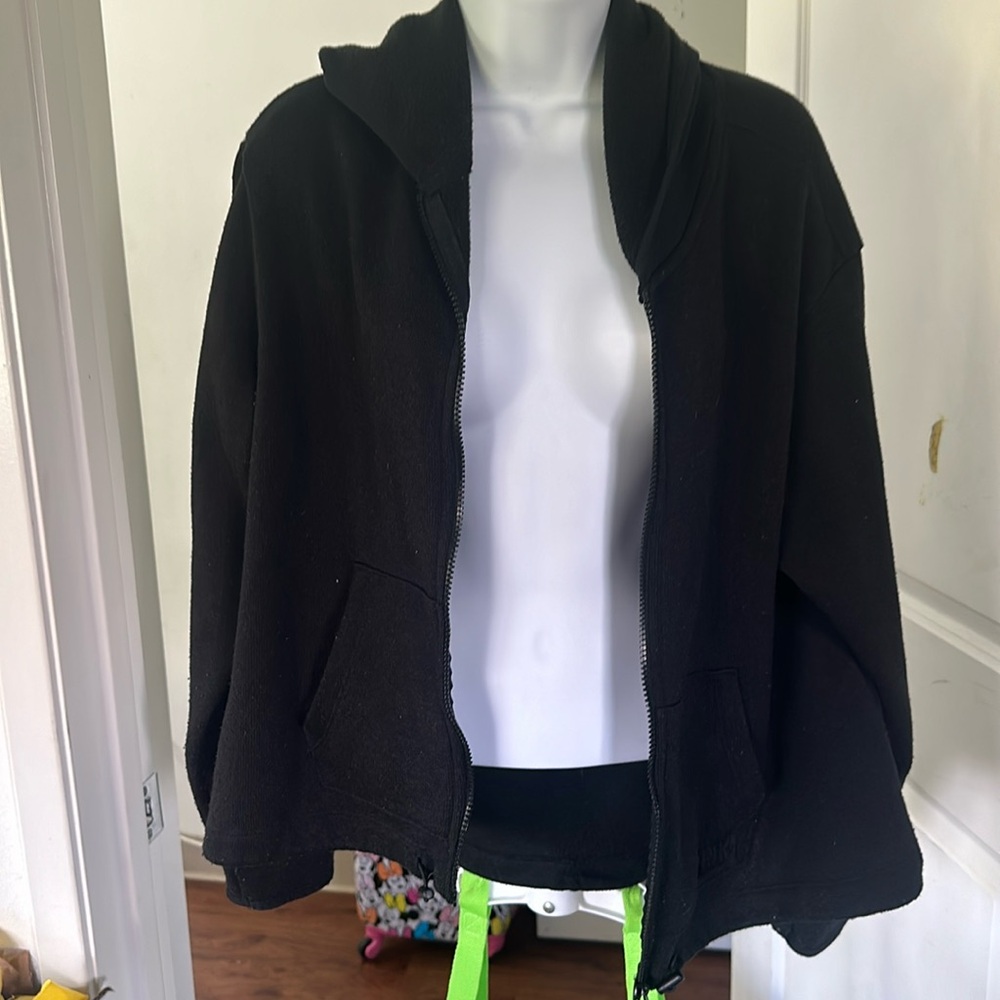 Victoria secret Pink fleece full zipper hoodie sz leg